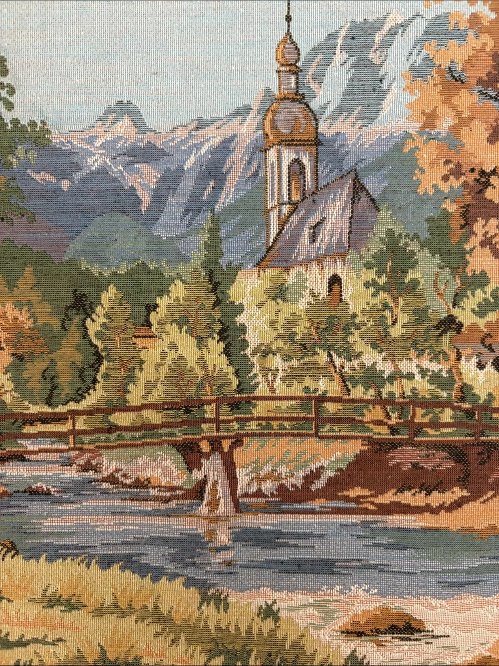 Germany Church Wall Tapestry 10x10